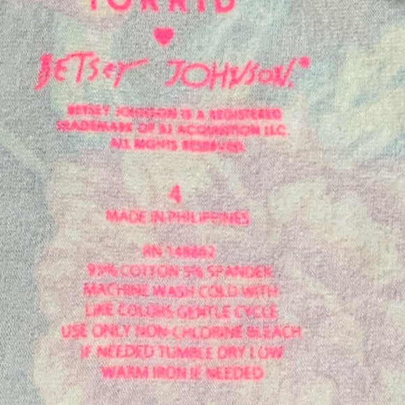 Torrid X Betsey Johnson Floral Print Mini Skirt Plus Size 4 4X NWT Limited Print - Picture 8 of 13